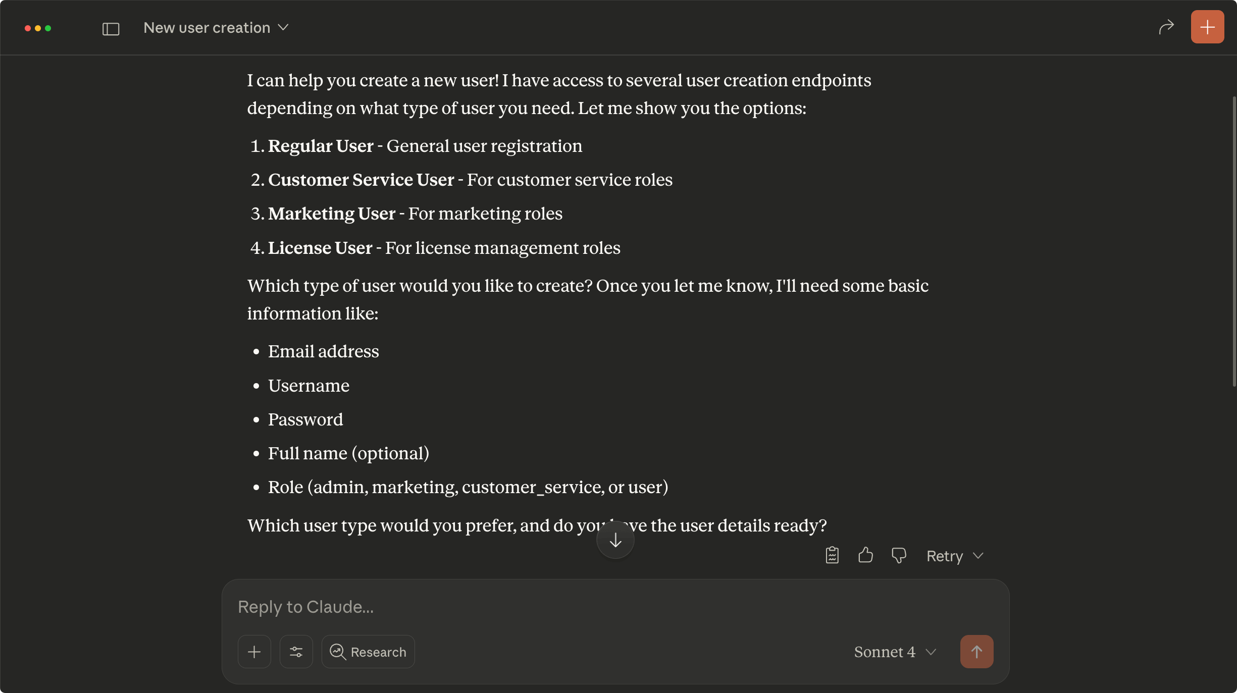 Claude asking for confirmation