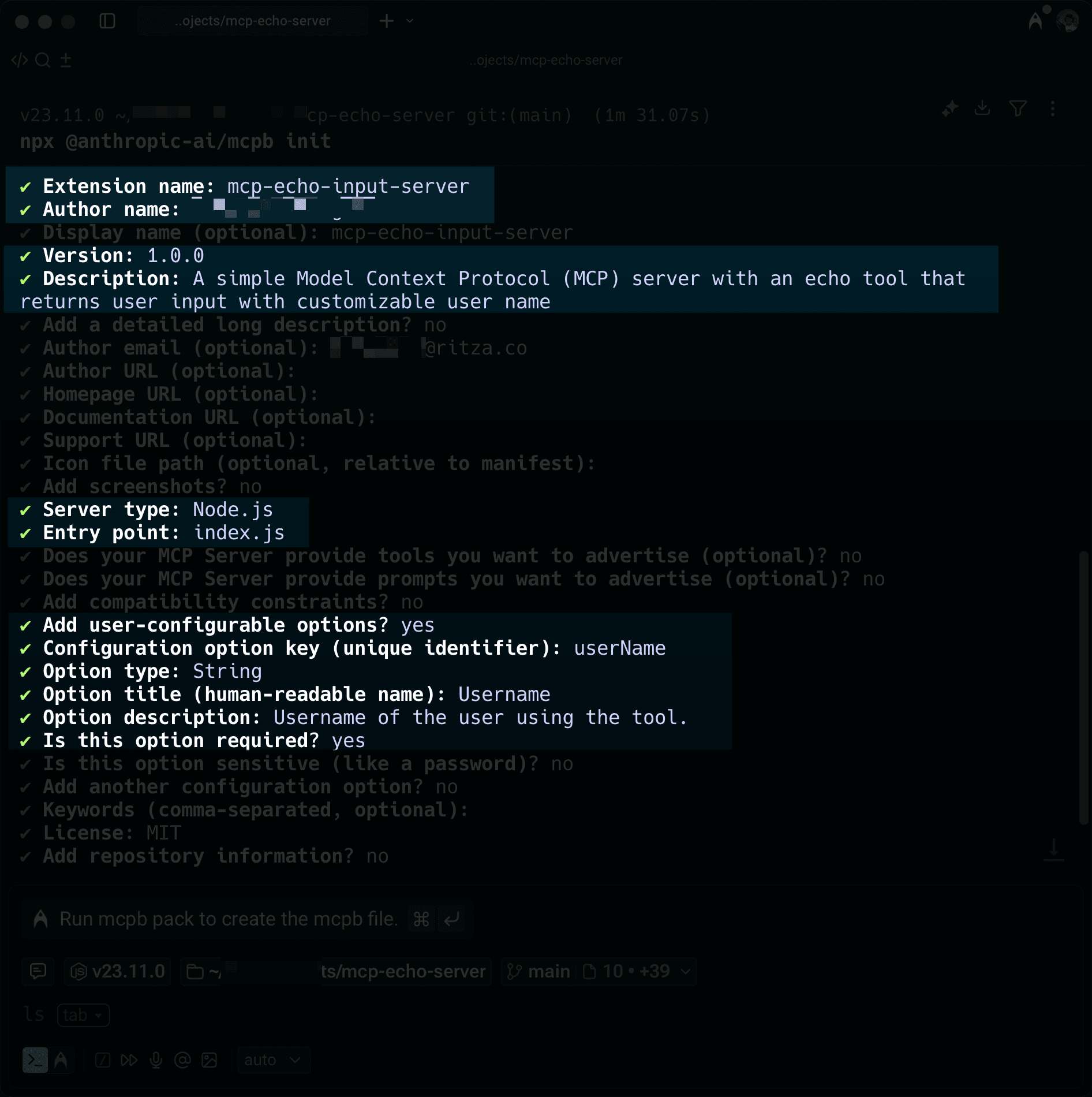 Configuring the Manifest file